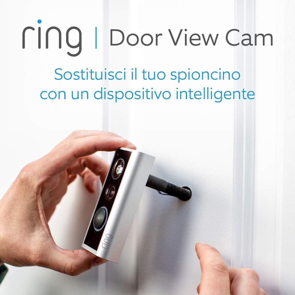 Ring Door View Cam | Il nuovo videocitofono che sostituisce il tuo spioncino, con video in HD a 1080p e comunicazione bidirezionale 