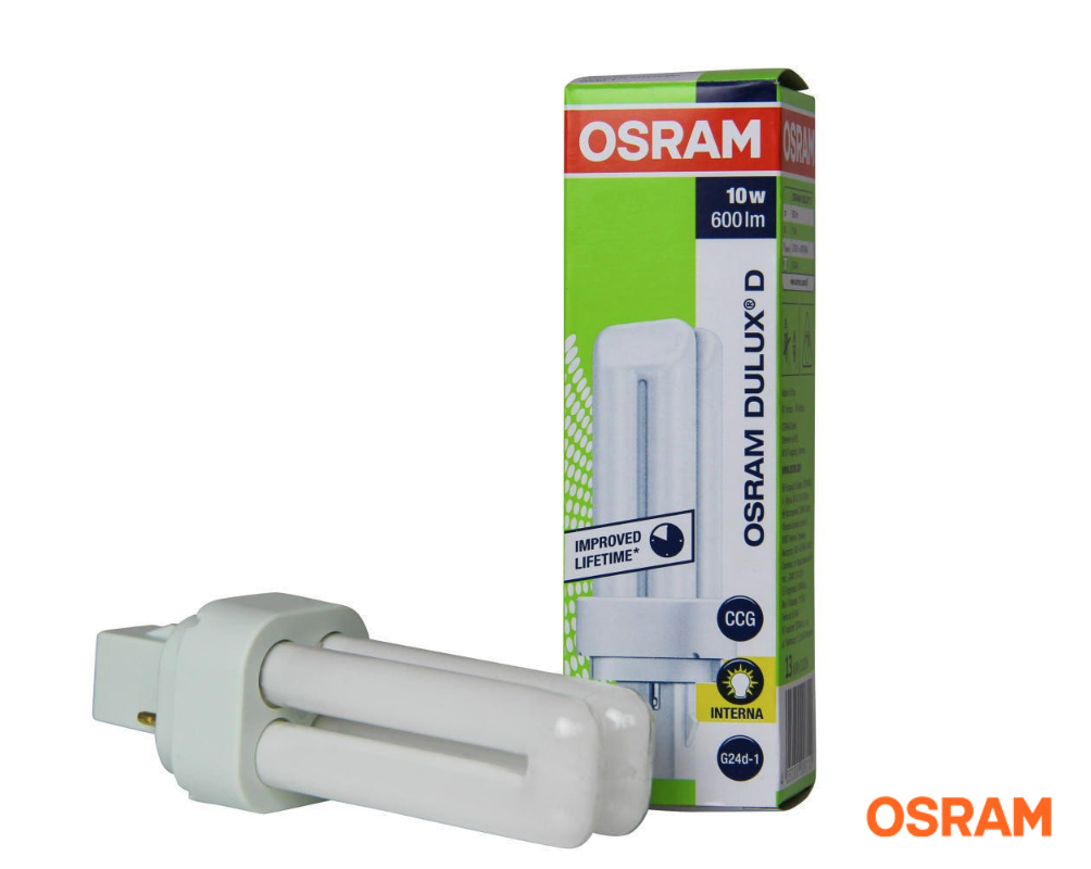 Osram Dulux D 10W 827 | Bianco Molto Caldo - 2-Pin